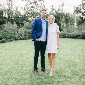 LIKE NEW - Staud White Lace Mini Dress S